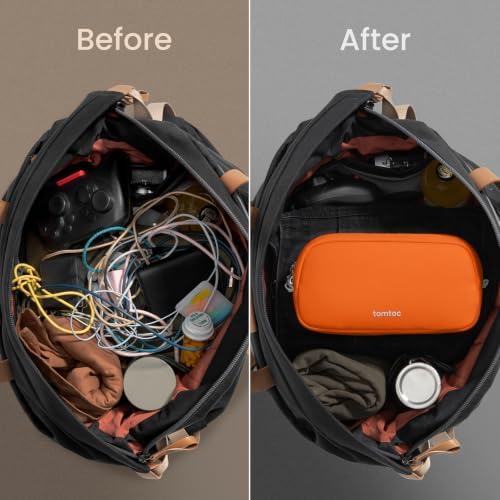 tomtoc Electronics Organizer Travel Case, Cable Organizer for Essentials
