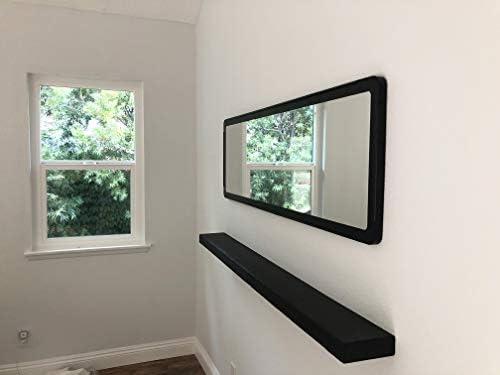 Joel’s Antiques 60 Inch Wooden Floating Shelves for Wall - 60x6x2 in - Made of Natural Wood - Short Heavy Duty Rustic Wa