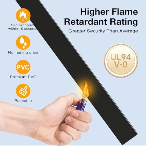 Cable Hider, 157in Delamu Cord Hider Wall for Wall Mounted TV, Wire Hider Kit, Paintable Cable Concealer Raceway Managem