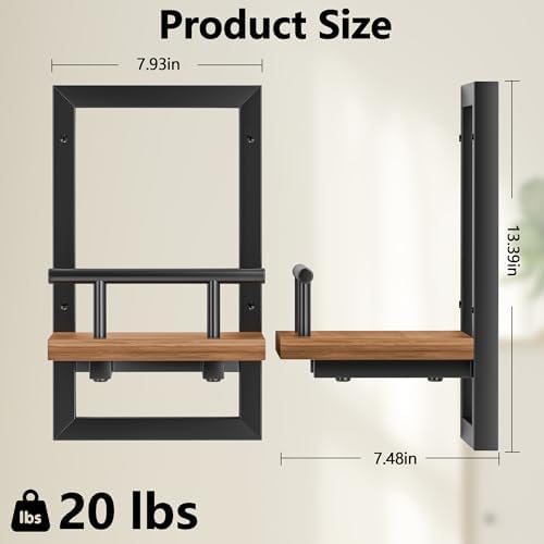 Sbosbo Floating Shelves for Wall Plant Shelf Indoor Wall Mounted Shelves