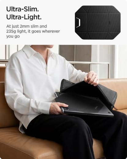 Spigen Slim Fold Portable Vertical Laptop Stand Dock Foldable