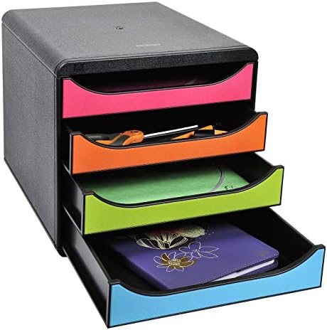 Exacompta Big-Box Iderama, 4 Drawers - Harlequin