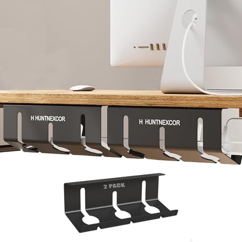 Under Desk Cable Management Tray,17" Cable Organizer,Power Strip Holder