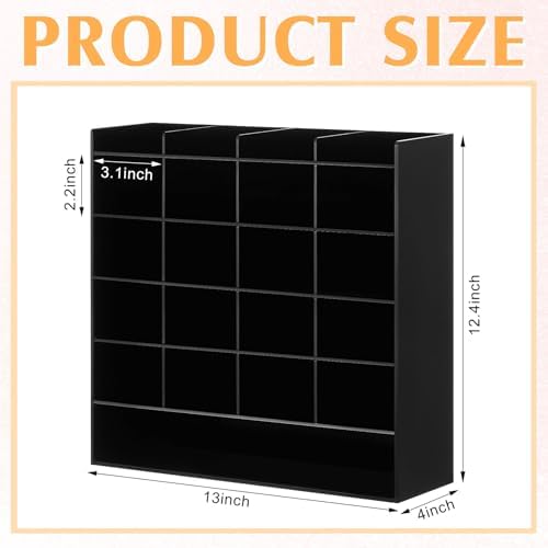 MotiMind Acrylic Pen and Marker Organizer for 250 Markers