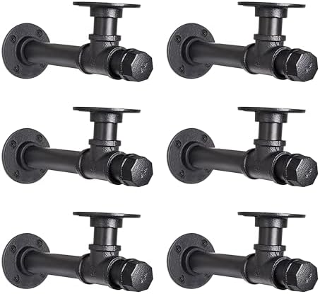 Industrial Pipe Shelf Brackets for Floating Shelves,Heavy Duty Bracket