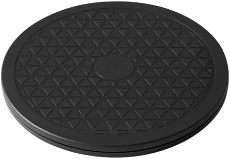 8 Inch Heavy Duty Rotating Swivel Stand - Lazy Susan with Steel Ball Bearings for Model Base/Rotating Plants/Crafts Stan