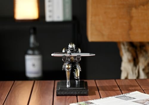 Knight Pen Holder Desk Organizers and Accessories as Gift Iron