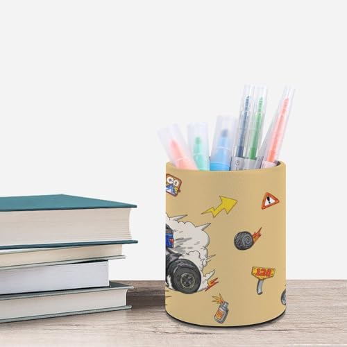 Truck Pen Holder Pencil Cup for Desk Organizer