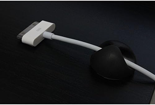 ROK Hardware Multipurpose Silicone Cable Clip Grip Wire Cord Type USB Desk Wall Desktop Organizer Charger Holder (20 Pac