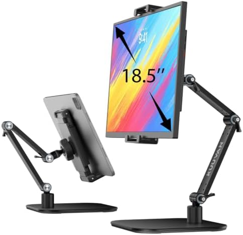 Portable Monitor Stand Holder for 15.6",18.5", Heavy Duty Aluminum Desktop