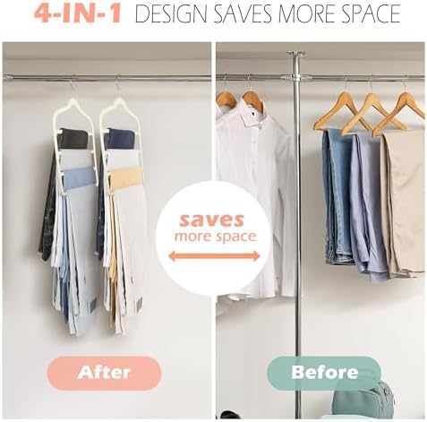 Velvet Pant Clothes Hanger Space Saving Non Slip Hanger Jean Slack Hangers