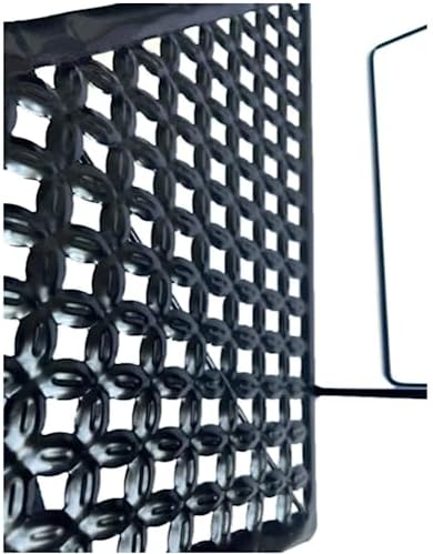 Bioristar Office Cubicle Floating Corner Shelf 2 Pack Iron Wire Desk Sundries Storage Rack Corner Hanging Shelf Black Ir