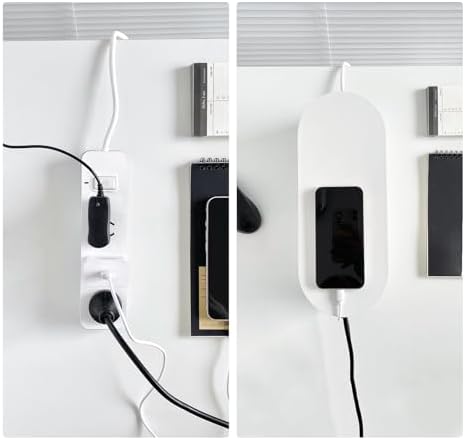 Cable Management Box, White, Large, 2 Pack