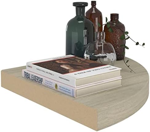 Floating Corner Shelves 4 pcs ,Closet Corner Shelf,Bathroom Wall Shelf Organizer,Hanging Bookshelves,Invisible Mounting 