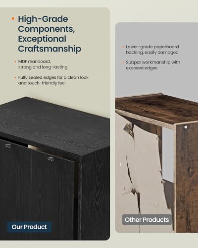 SONGMICS HOME 4-Tier Bookshelf, Shelving Unit