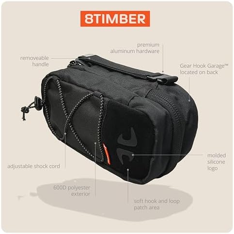 8TIMBER Organizer Bag - 2L Interior Travel Storage for Pencils, Chargers and Accessories