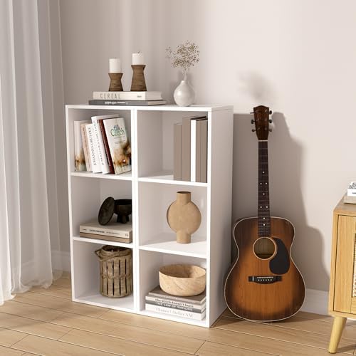 Wooden 3 Cube Storage Organizer, 3 Tier Storage Cubes Storage Display Cubby, Freestanding DIY Closet Shelving Unit for L