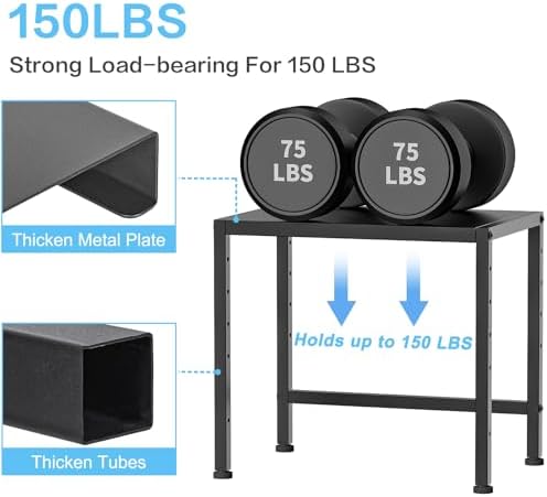 17.3” Metal Storage Shelves,150LBS Heavy Duty Shelving Units For Under Sink