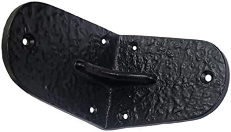 Adonai Hardware Elioenai Antique Cast Iron Shelf Bracket (Supplied as 2 Pieces per Pack) - Matte Black Powder Coated