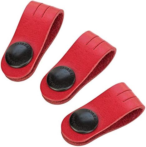 TAVARAT Cord Organizer, Long size, Cable Organizer, Charger Organizer, made in Japan, Genuine Leather, Cable Straps, (Lo