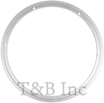 TamBee 18 Inch Lazy Susan Hardware Kit - Heavy Duty Aluminum Turntable Bearing with Metal Rotating Ring Mechanism Lazy S