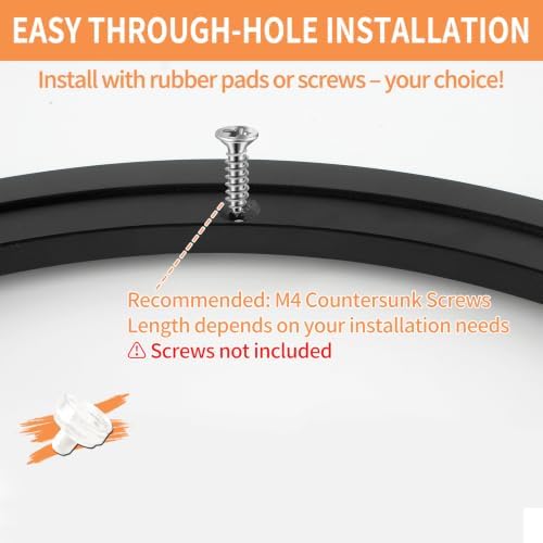 TamBee 16 Inch Lazy Susan Hardware Heavy Duty Metal Rotating Hardware Large Turntable Bearing Ring Lazy Susan Kit Parts 