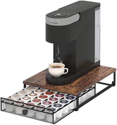 Sedegn Coffee Pod Storage Drawer: Holds 35 K-Cup Pods Coffee Pod Organizer