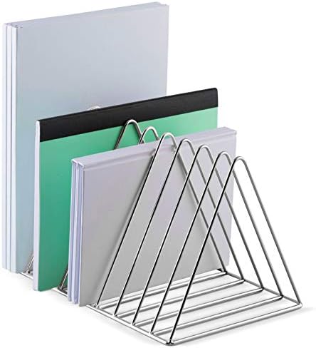 Mindspace Desk Organizers and Accessories, Desk Bookshelf - Home Office Accessories Desktop Organizer | Desk decor, Office Supply Organizer, Mail Organizer for Desk | The Wire Collection, Chrome