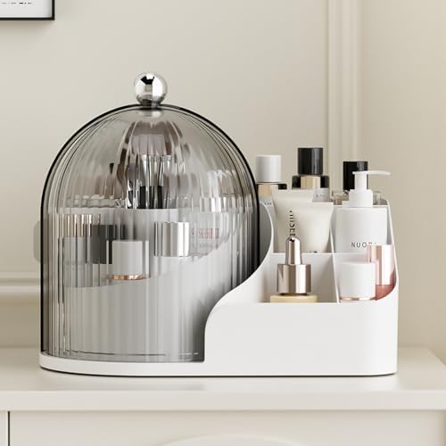 Makeup Organizer with Drawers,Large Capacity Perfume Organizer,Vanity,Bathroom,Bedroom Countertop Storage for Cosmetics,