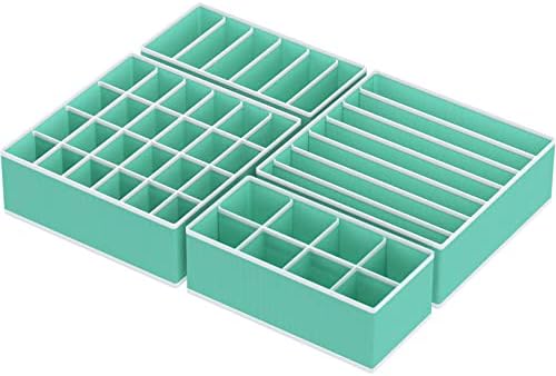 Simple Houseware 4-Pack Drawer Organizer Set for Underwear/Socks/Bra