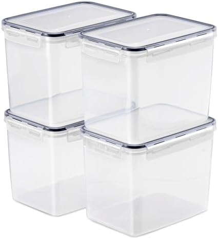 Sorbus Air Tight Pantry Storage Containers, with Lids (4 Pack)