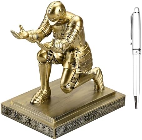 Knight Pen Holder Desk Organizers and Accessories as Gift Copper