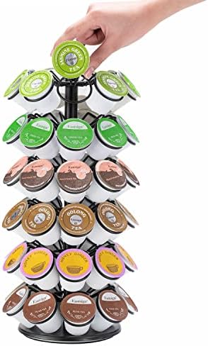 K Cup Storage, Coffee Capsules Pod Holder, 6 Tiers, 54 pods