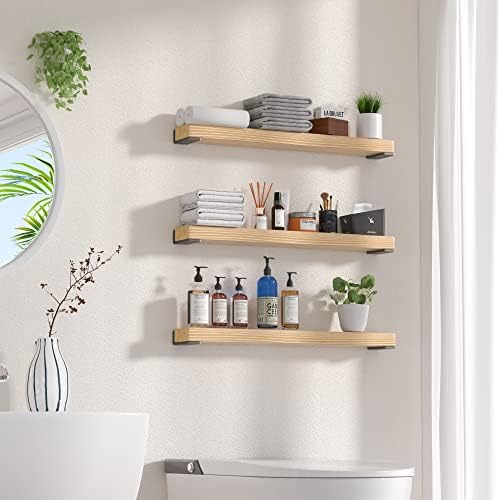 Heavy Duty Metal Shelf Brackets 4-Inch, Set of 4, Modern Black Matte Finish, 1/5" Thick Steel, Easy-to-Install, Strong S
