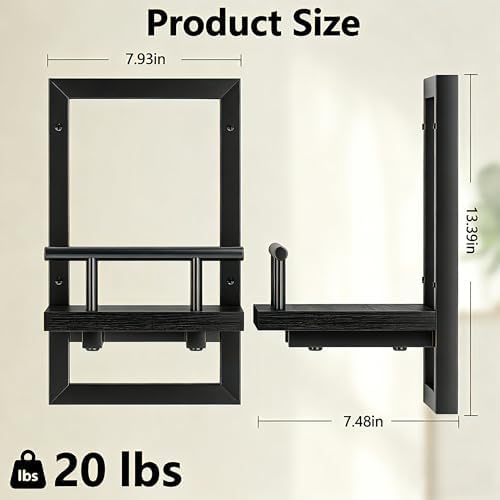 Sbosbo Floating Shelves for Wall Plant Shelf Indoor Wall Mounted Shelves