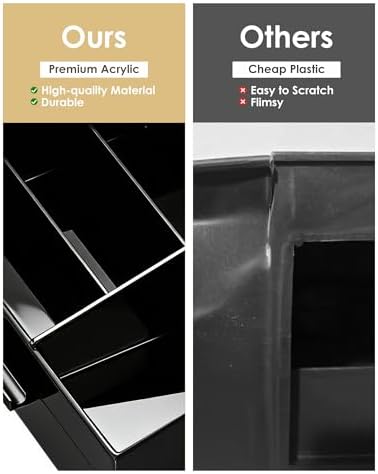 ProCase Cologne Organizer for Men with Drawer, Bathroom Organizer -1 Layer