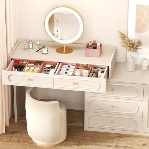 DIMJ Drawer Organizer Clothes Storage - 18 Pack Baby Dresser Organizer for Nursery, Foldable Drawer Dividers for Bedroom