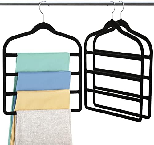 Velvet Pant Clothes Hanger Space Saving Non Slip Hanger Jean Slack Hangers