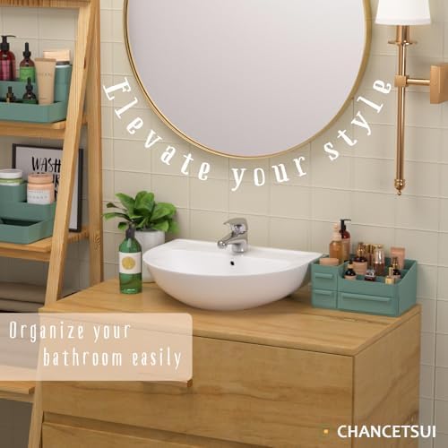 CHANCETSUI Makeup Organizer With Drawer For Vanity: Cosmetics Organizers Storage - Holder For Lipstick Nail Polish Eyesh