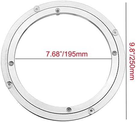 Aluminium Alloy Turntable Bearing, Heavy Duty Swivel Turntable Lazy Susan Rotating Bearing Turntable Round Dining Table 