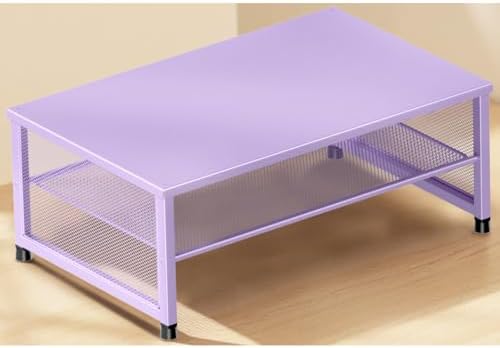 ECOLOVI 2-Tier Computer Monitor Stand Riser, Printer & Laptop Stand, Office Desk Accessories, Workspace Desk Organizer f