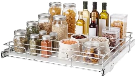 VEVOR Pull Out Cabinet Organizer 21.14"W x 20.98"D Steel Slide Out Drawers