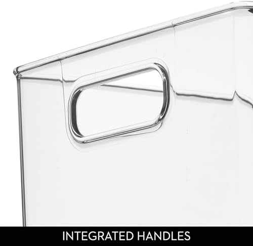 iDesign Plastic Pantry Storage Bin, Clear