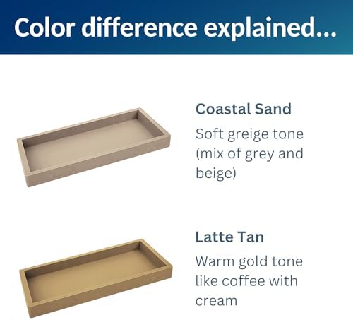 Spacewiser Countertop & Vanity Silicone Tray - Small 7.7" Kitchen Soap Tray