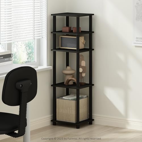 Furinno Turn-N-Tube Storage Shelves, Stackable Standing Shelf, Open Corner Shelf, for Organization and Storage, Living R