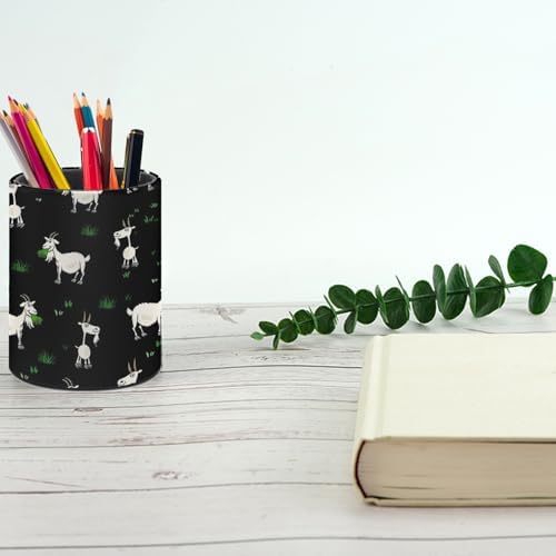 Goat Pen Holder Pencil Cup for Desk Organizer