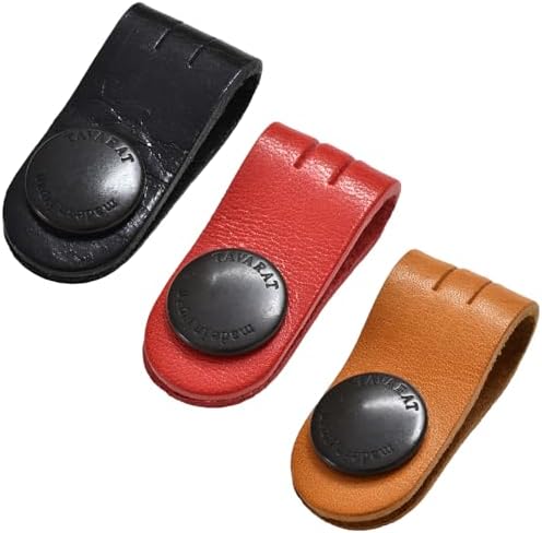 TAVARAT Cord Organizer, Cable Organizer, Charger Organizer, made in Japan, Genuine Leather, Cable Straps, Cable manageme