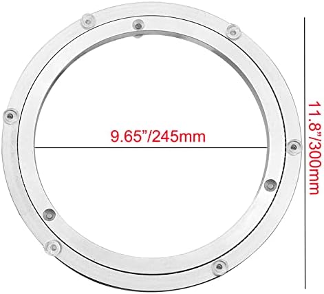 Aluminium Alloy Turntable Bearing, Heavy Duty Swivel Turntable Lazy Susan Rotating Bearing Turntable Round Dining Table 