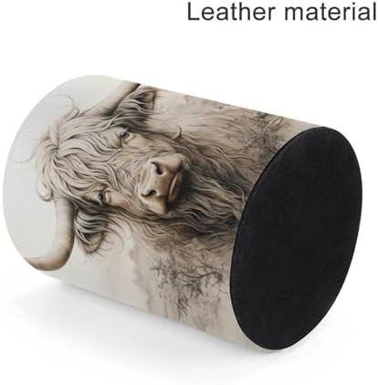 Highland Cow Pen Holder Pencil Cup for Desk Organizer