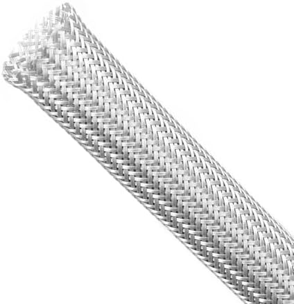 Braided Sleeving, PET Expandable Cable Sleeve, Mesh Cable Management for TV, Computer, Home Theater, Flexible Cord Prote